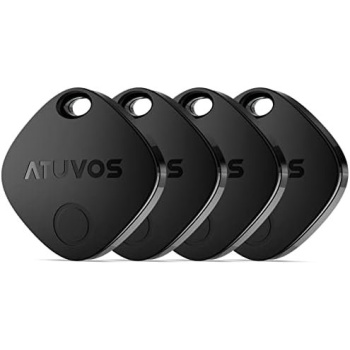 ATUVOS Key Finder, Bluetooth Tracker Works with Apple Find My (iOS only), IP67