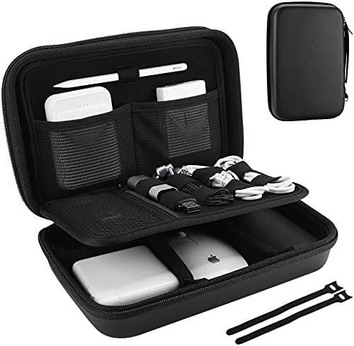 ProCase Hard Travel Electronic Organizer Case for MacBook Power Adapter Chargers